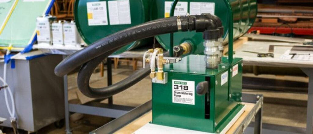 318 Green Metering Pump